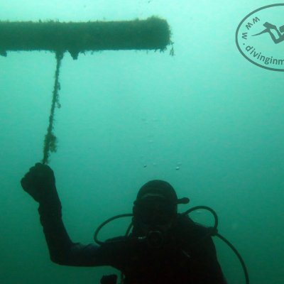 Wreck diving. Montenegro. PR-38 Tunj