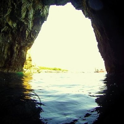 Черногория. Голубая пещера. Дайвинг