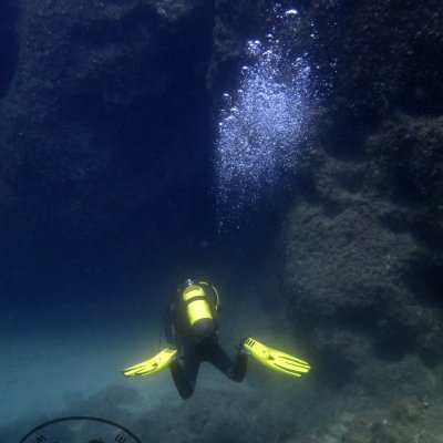 Underwater caves in Montenegro