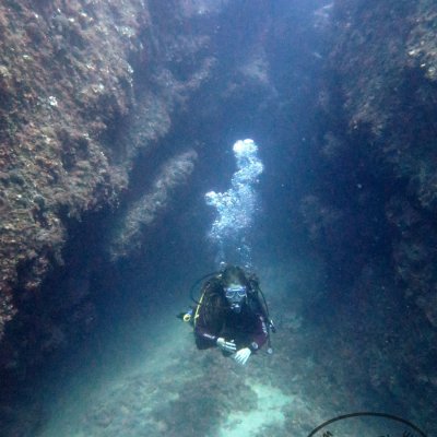 Daily diving in Montenegro. Jakubic cave