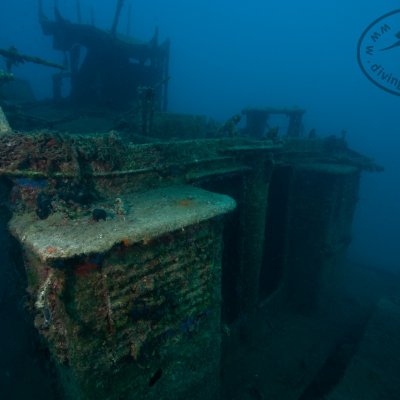 Wrecks in Montenegro. Patrol ship
