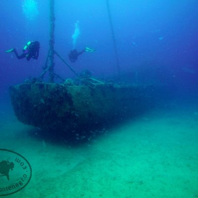 Wreck diving in Montenegro